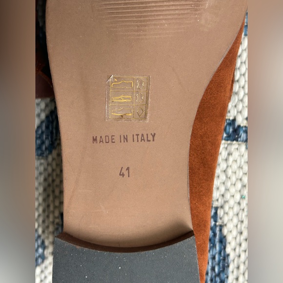 New Barneys New York brown suede loafers 41 - Picture 6 of 7